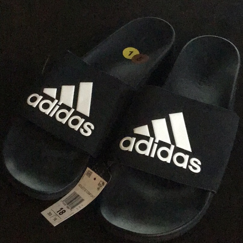ADIDAS black slip on